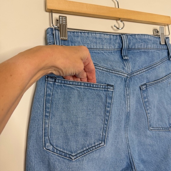 Rag & Bone Nina High-Rise Cigarette Ankle Jean raw edge Size 27 button fly - Picture 9 of 15